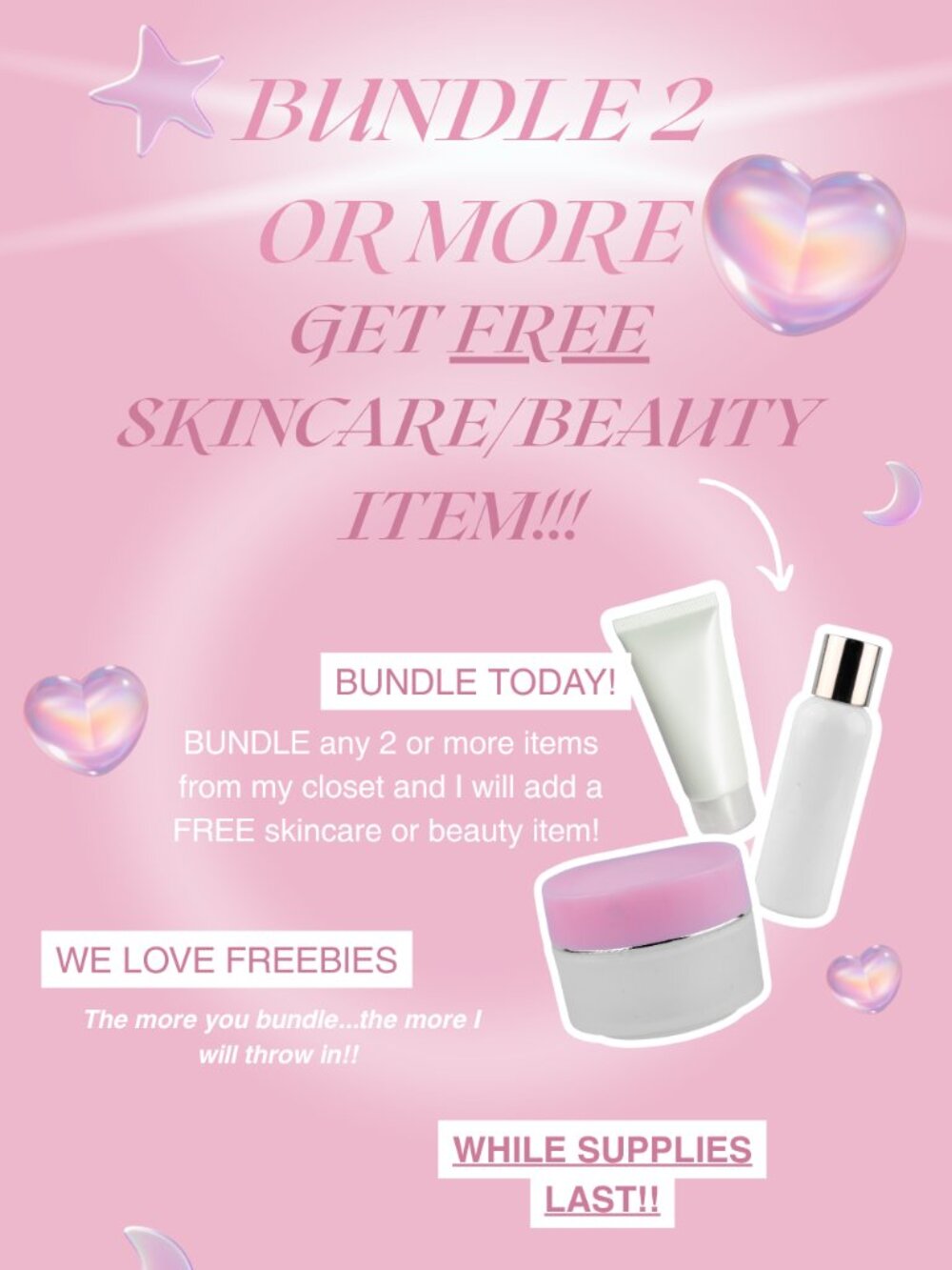 FREEBIES w/ BUNDLES!!!